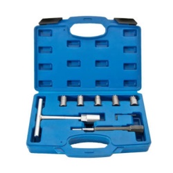 Diesel Injector Seat Cutter Cleaner Set Universal Injector Cleaning Tool Kit